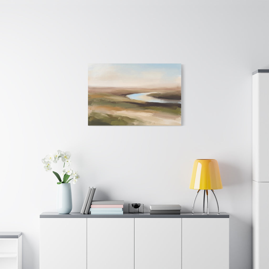 The River Bend, another view of the print