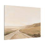 Rolling Fields Under a Pale Sky, another view of the print