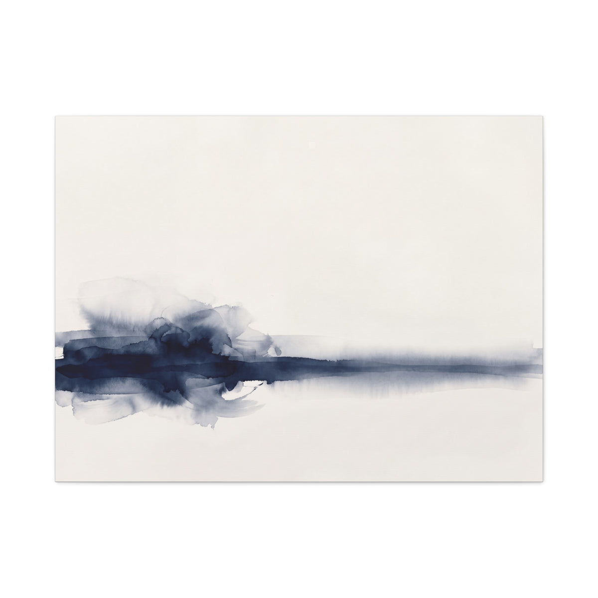 Blue Gray Horizon canvas, 36 x 24 in, front view