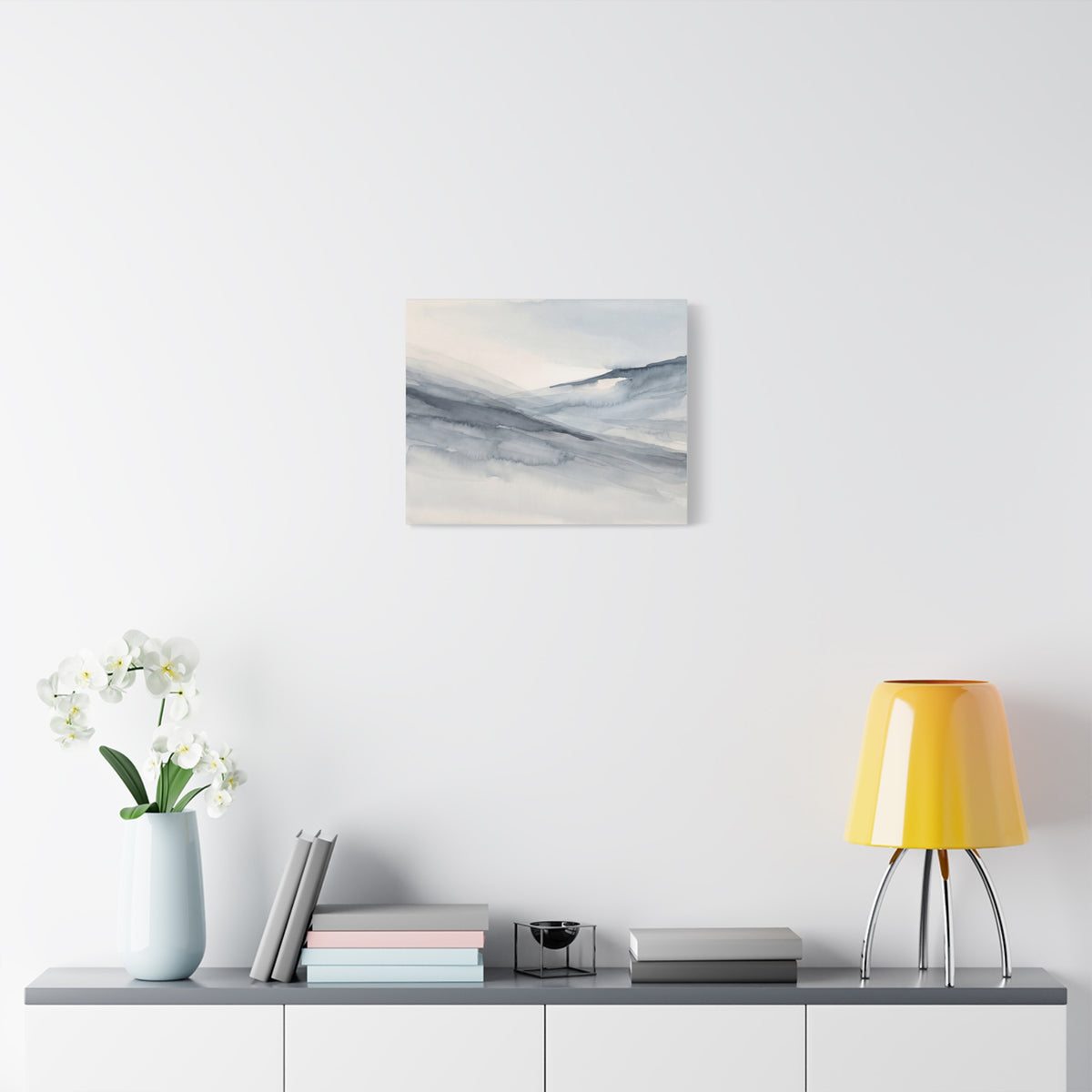 Where the Slopes Meet canvas, 36 x 24 in, front view