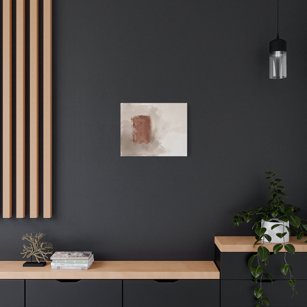 Clay and Silence canvas, 36 x 24 in, front view