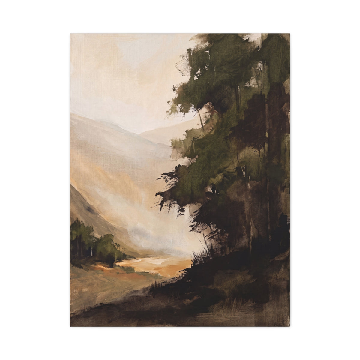 The Wooded Valley, another view of the print