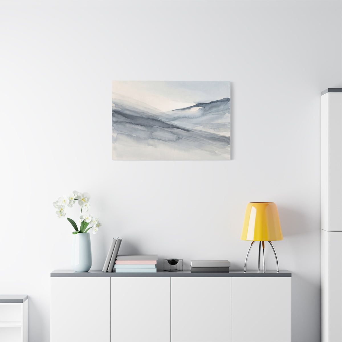 Where the Slopes Meet, another view of the print