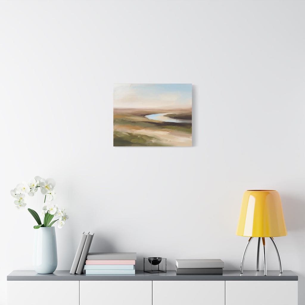 The River Bend canvas, 36 x 24 in, front view
