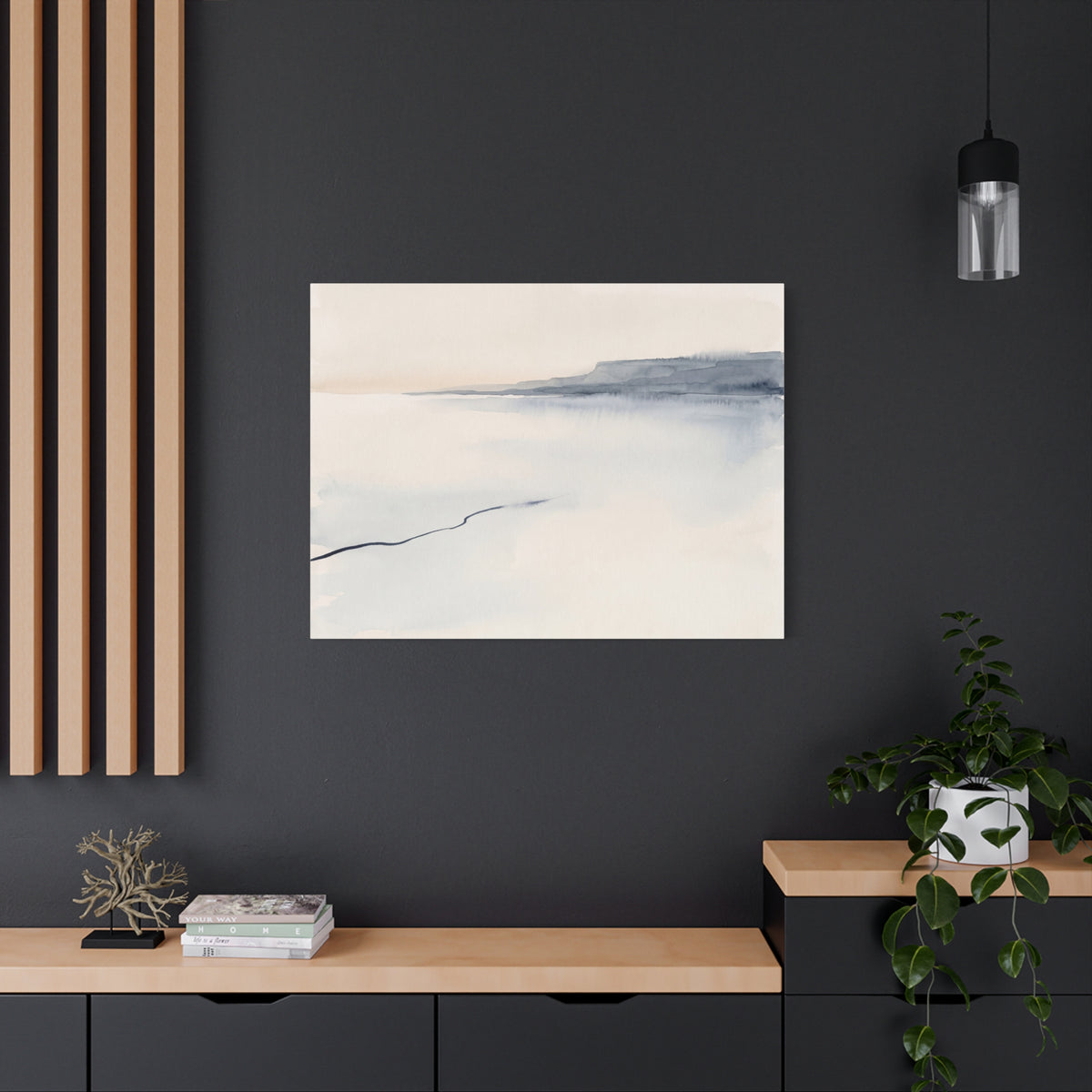 The Far Shore, another view of the print