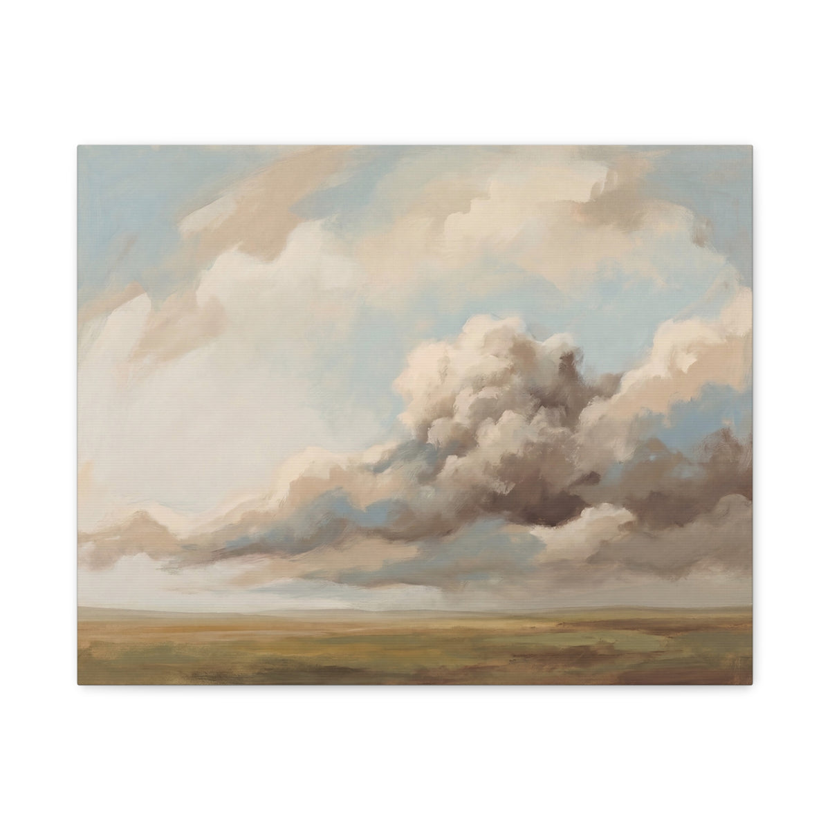 A Wide Harvest Field, the print as it is made