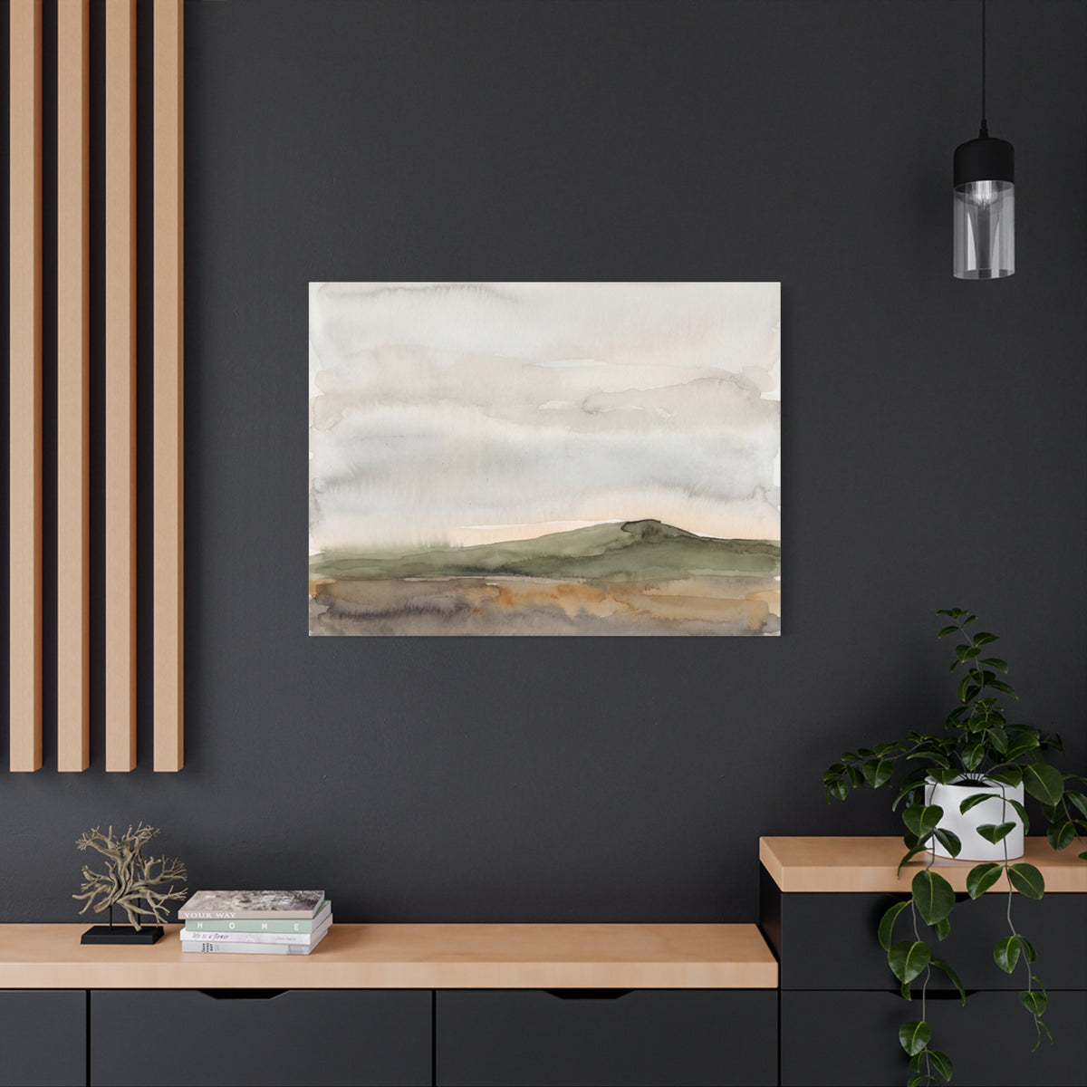 Olive Rise, another view of the print