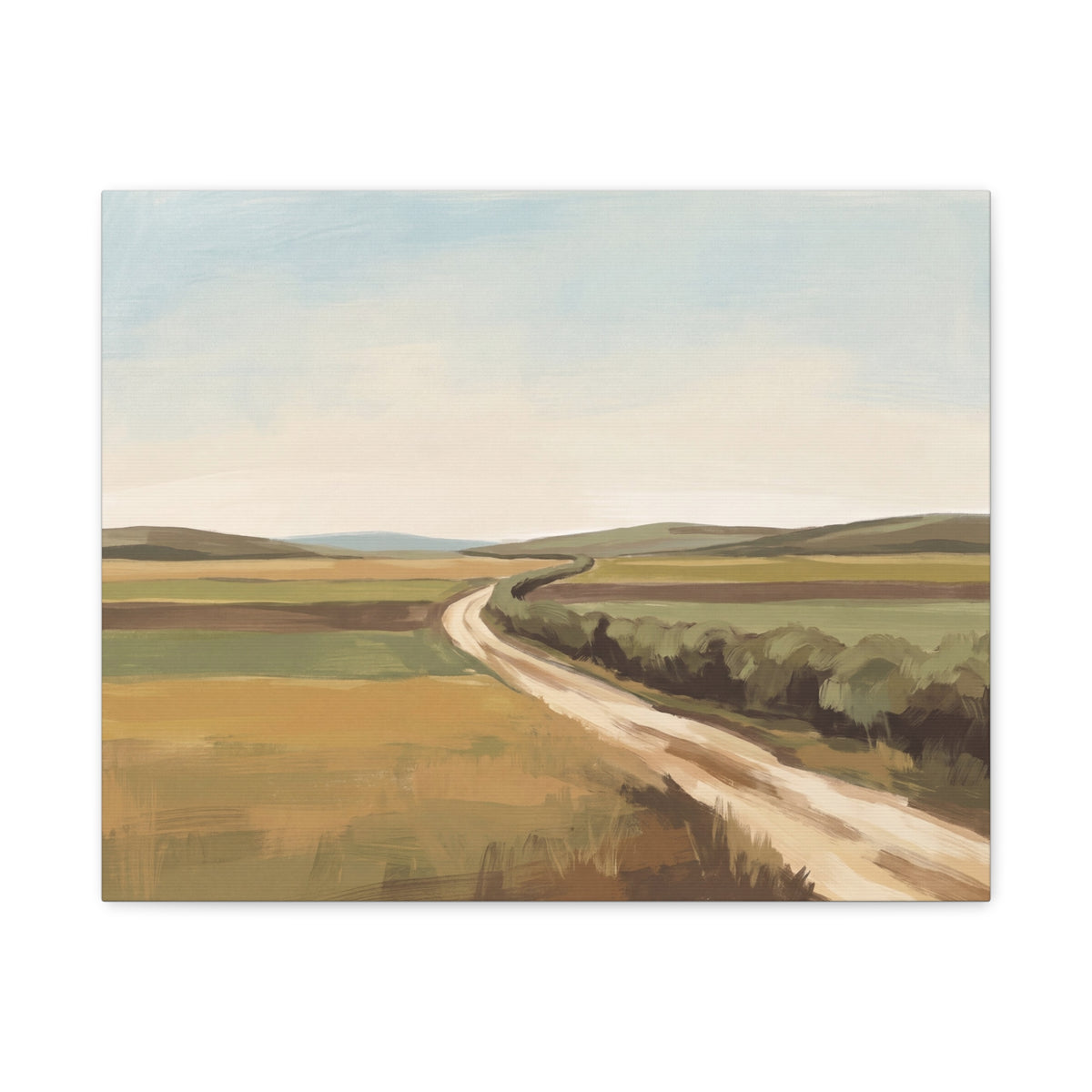 Beyond the Hedgerow, the print as it is made