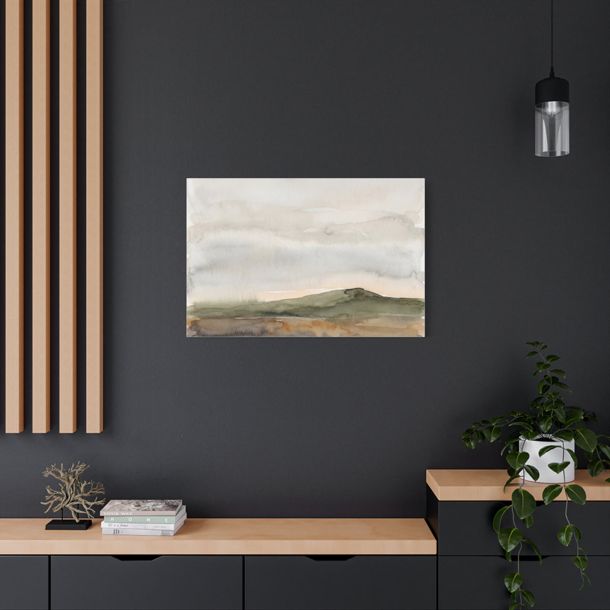 Olive Rise canvas, 40 x 30 in, front view
