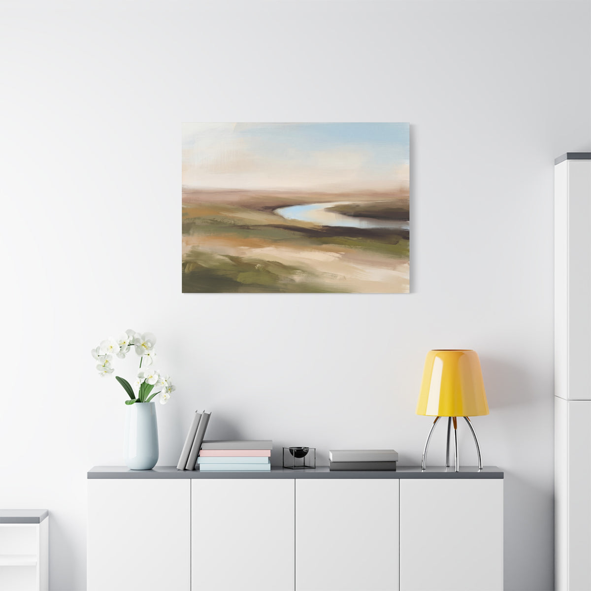 The River Bend, another view of the print