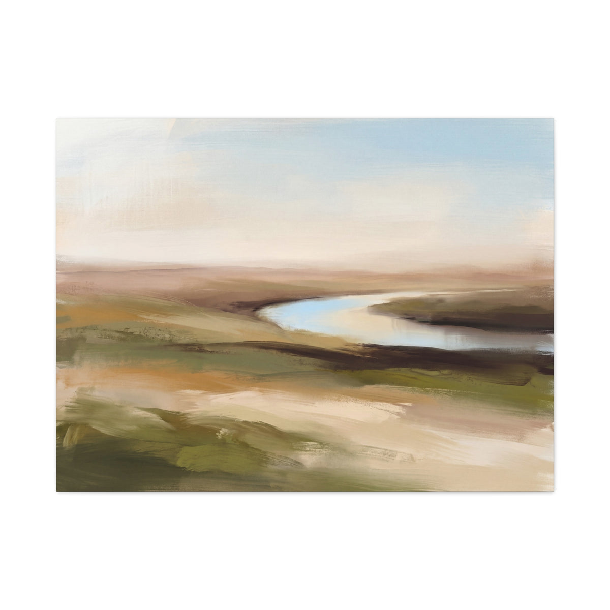 The River Bend, another view of the print