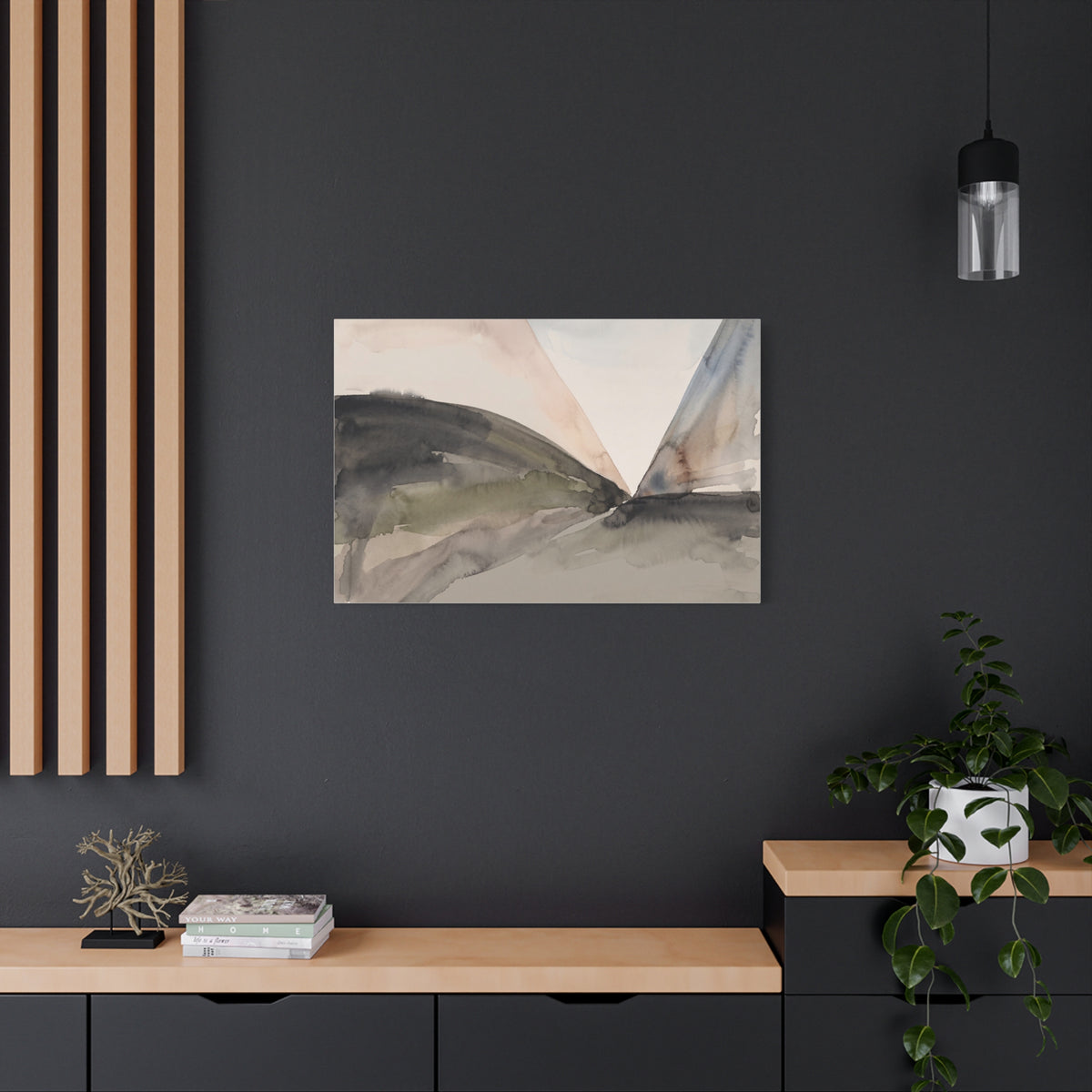 The Hidden Pass canvas, 40 x 30 in, front view