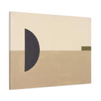 Half Arch and Olive canvas, 40 x 30 in, angled view of the mirrored 1.25 in edge