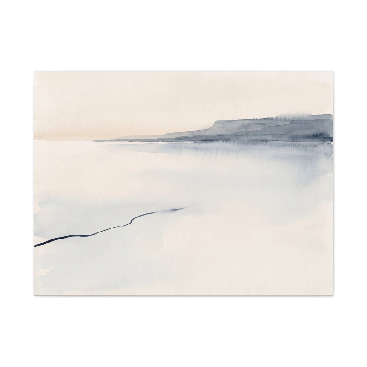 The Far Shore, another view of the print