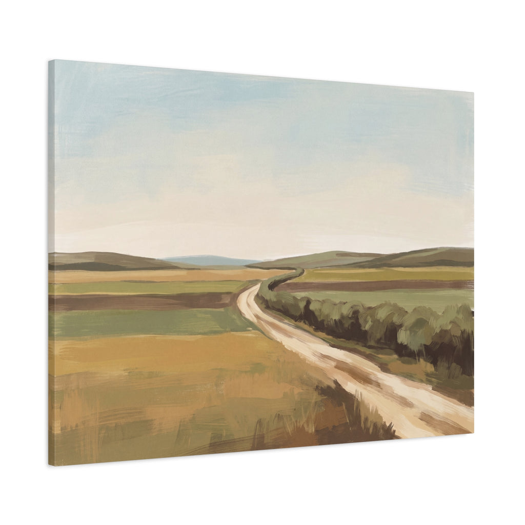 Beyond the Hedgerow, another view of the print